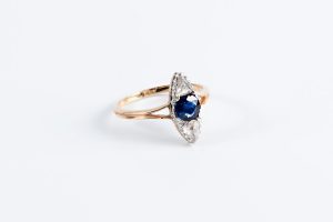 anillo de oro auténtico