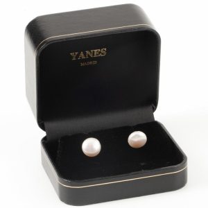 B240425 - 197: Gemelos de oro con perlas de aljofar. firmado yanes. (marca verificada).