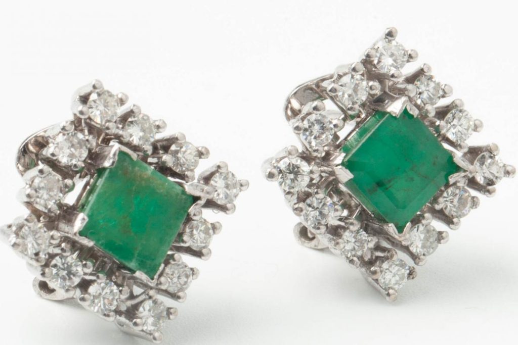 Anillos de esmeralda joyas vintage para regalos